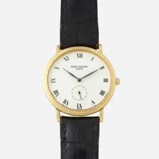 Patek Philippe Calatrava 3919J Yellow gold White