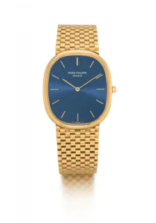 Patek Philippe Ellipse 3838/001 Yellow gold Blue