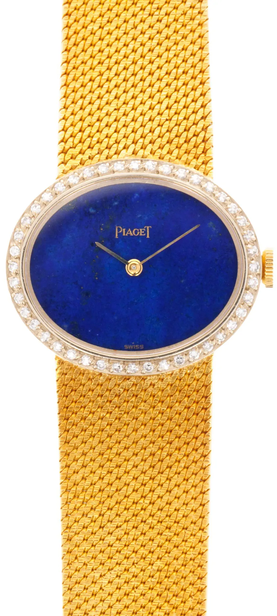 Piaget Vintage 6805K6 22mm  18k YG Lapis lazuli