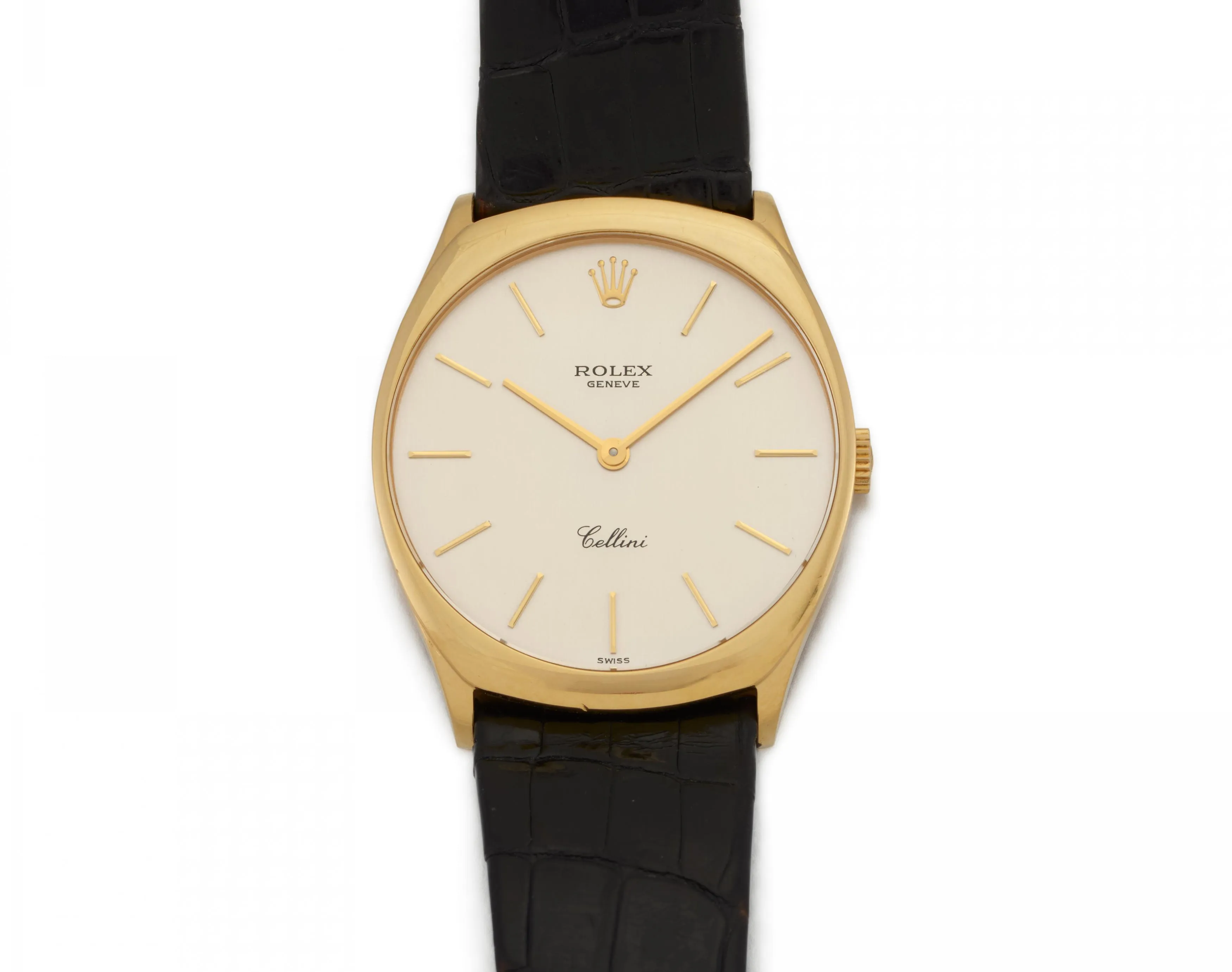 Rolex Cellini 4133 31mm Yellow gold Silver