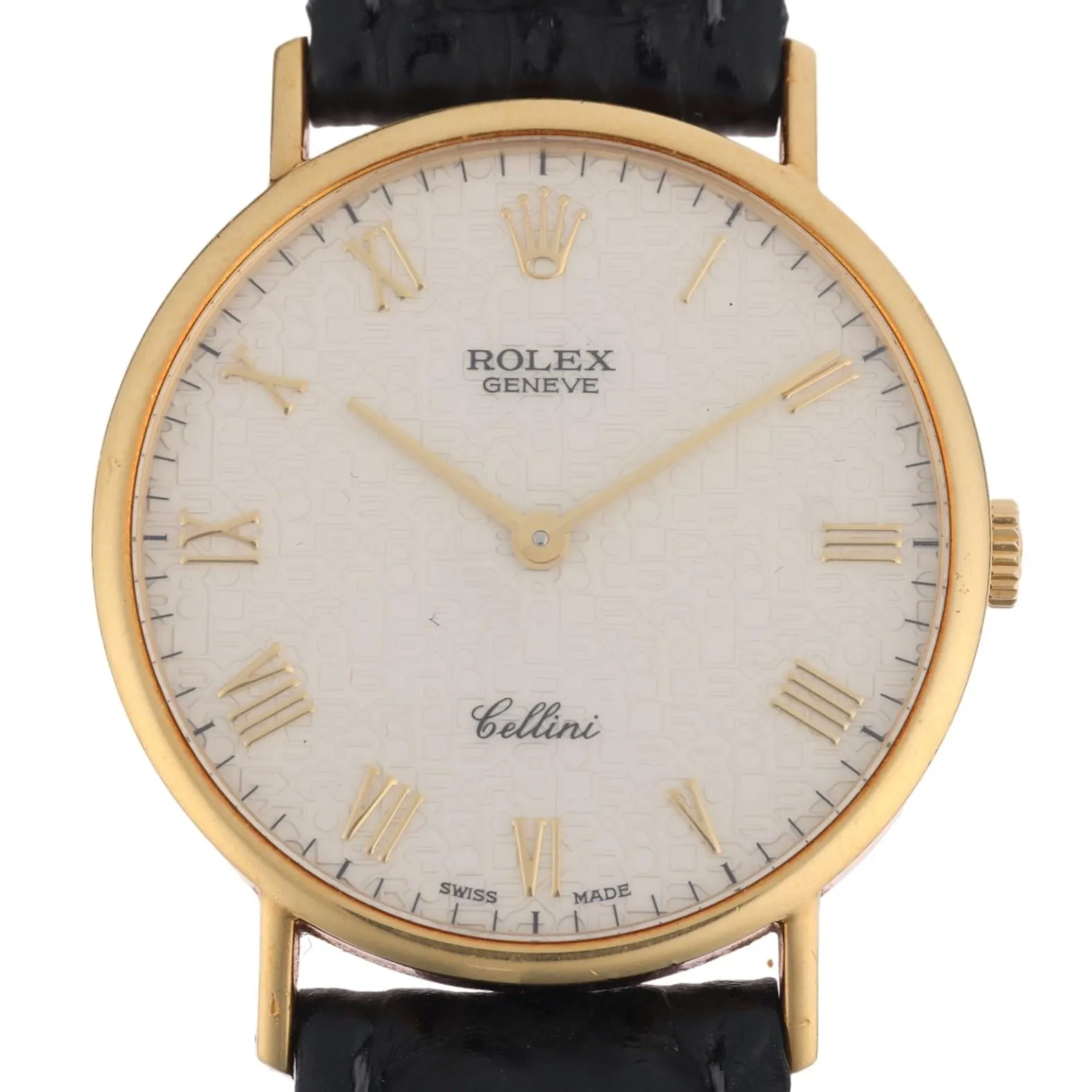 Rolex Cellini 5112 32mm Yellow gold Ivory