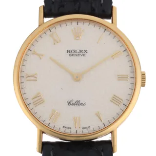 Rolex Cellini 5112 Yellow gold White