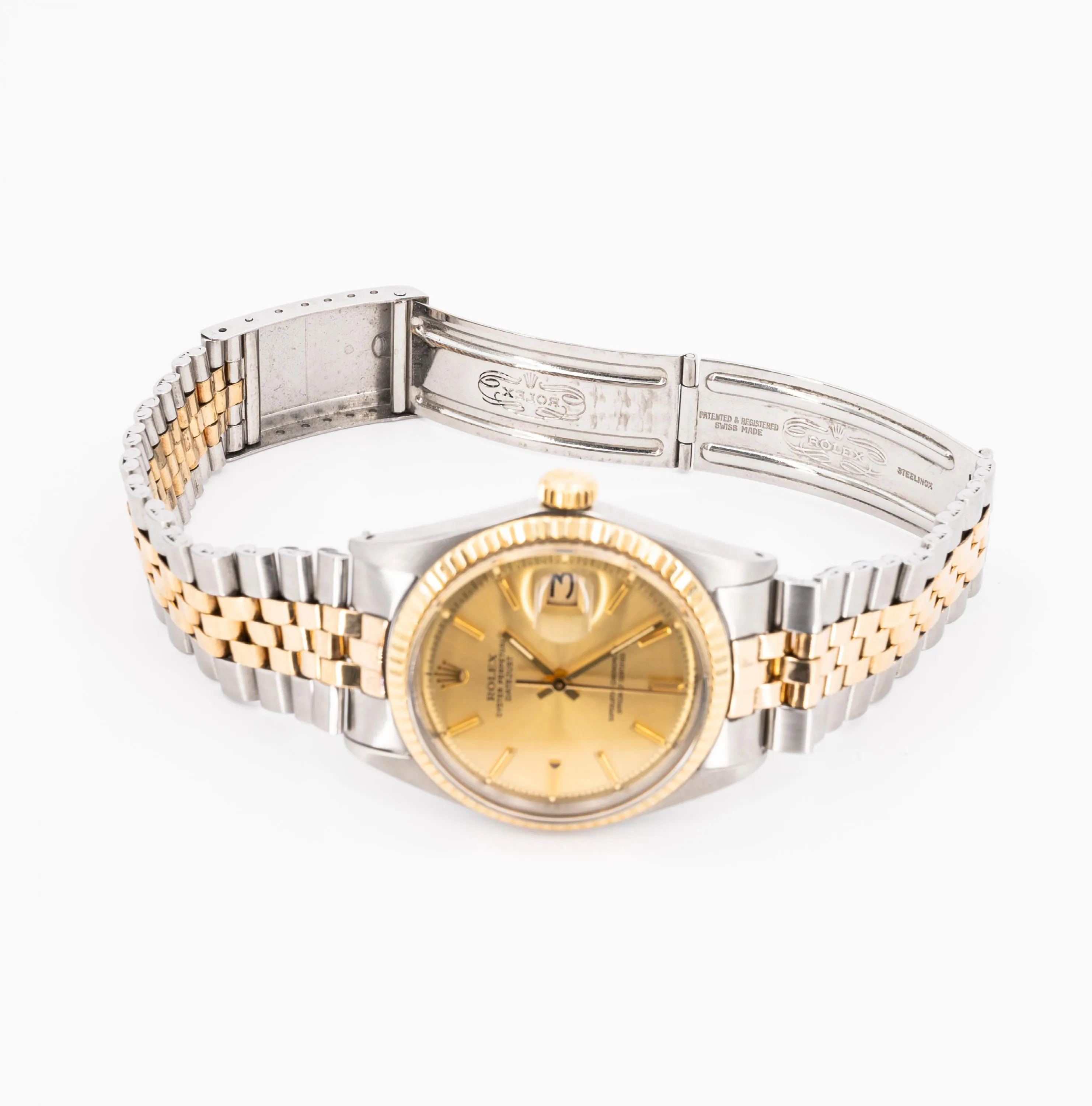 Rolex Datejust 1601 36mm Yellow gold and stainless steel Golden 1