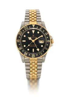 Rolex GMT-Master 16753 Yellow gold and Stainless steel Black