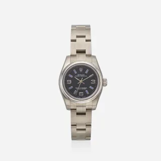 Rolex Oyster Perpetual 26 176200 Stainless steel Black