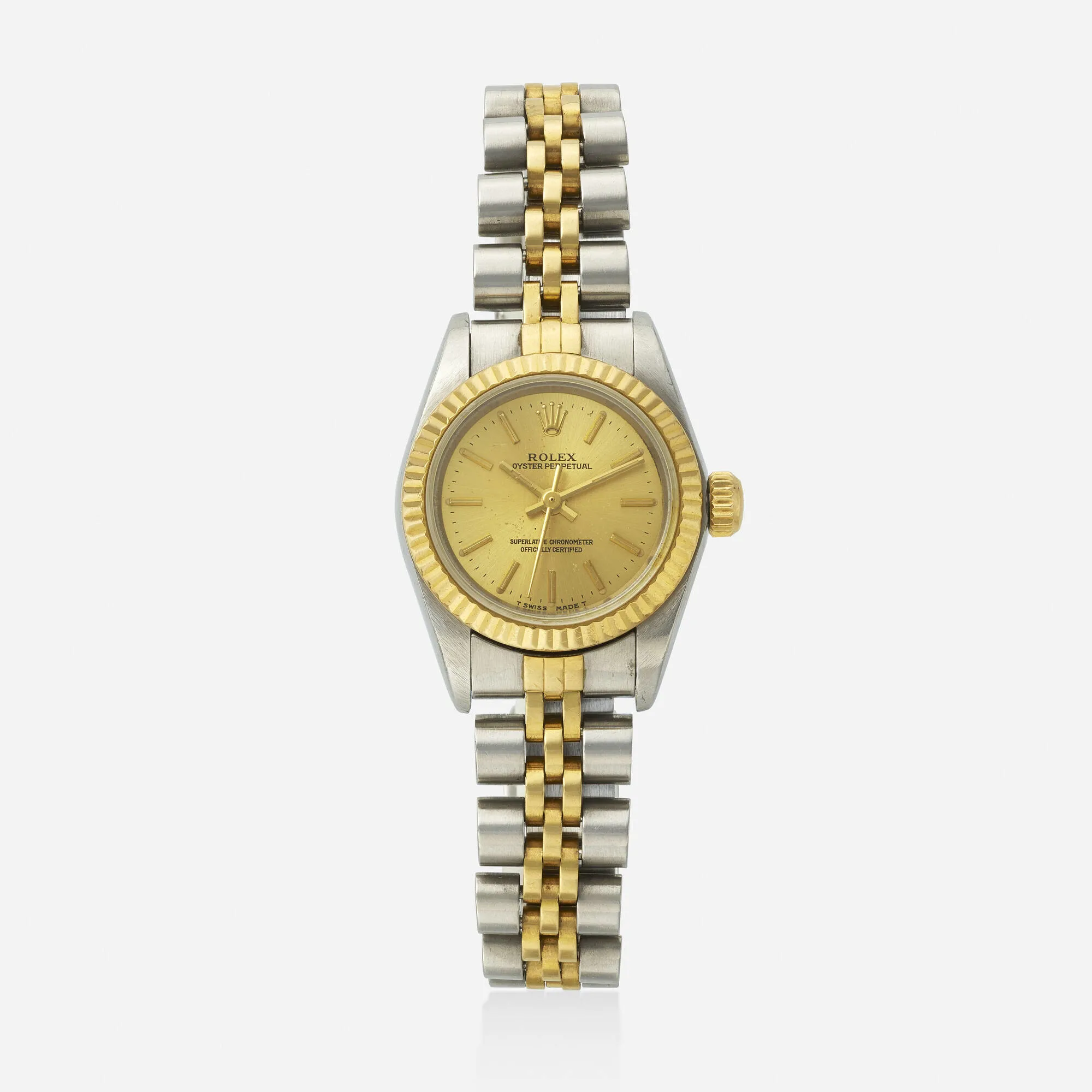 Rolex Oyster Perpetual 67193 26mm Yellow gold and Stainless steel Gold