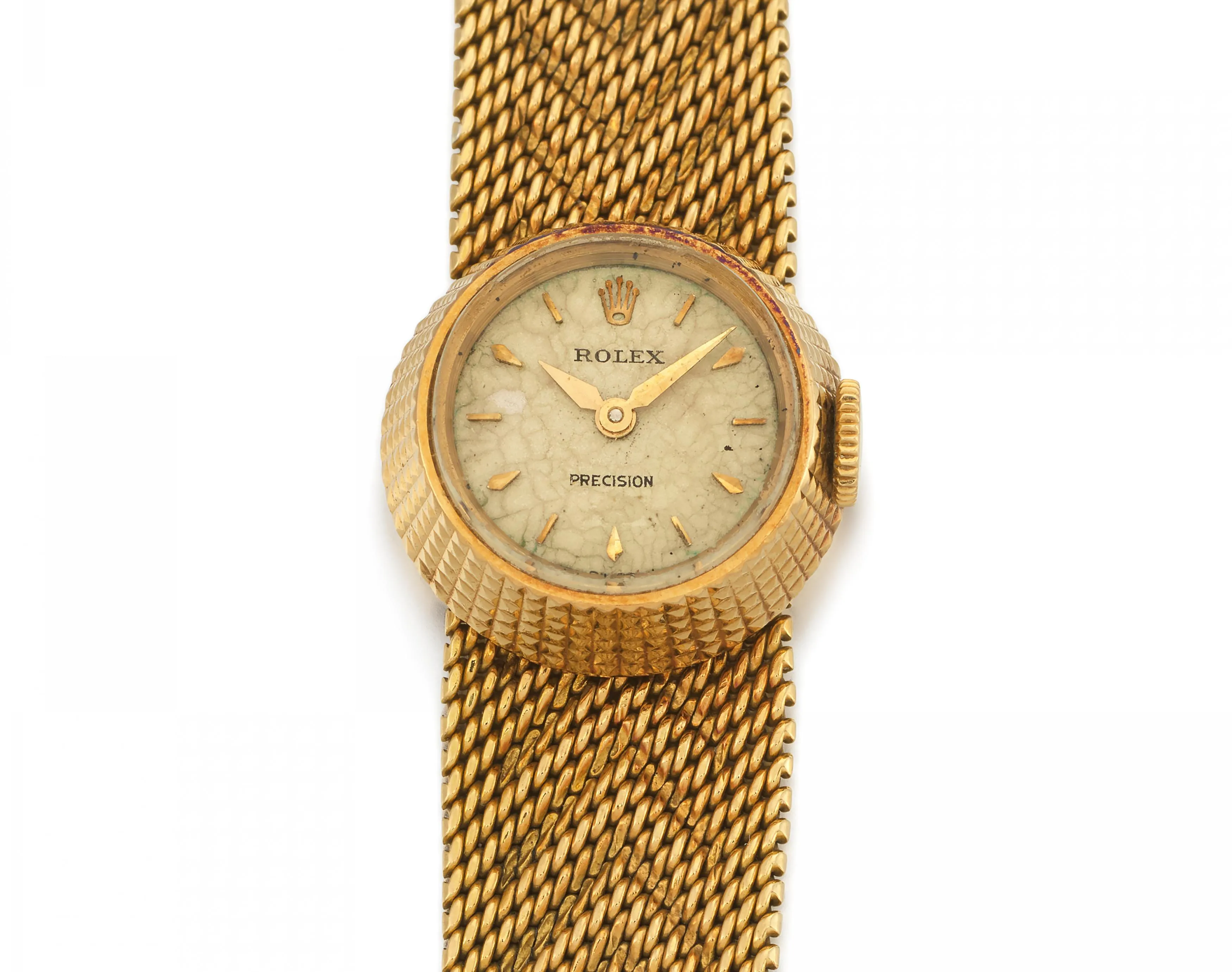 Rolex Precision 8789 17mm Yellow gold Silver