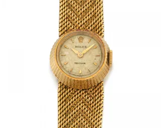 Rolex Precision 8789 Yellow gold Silver