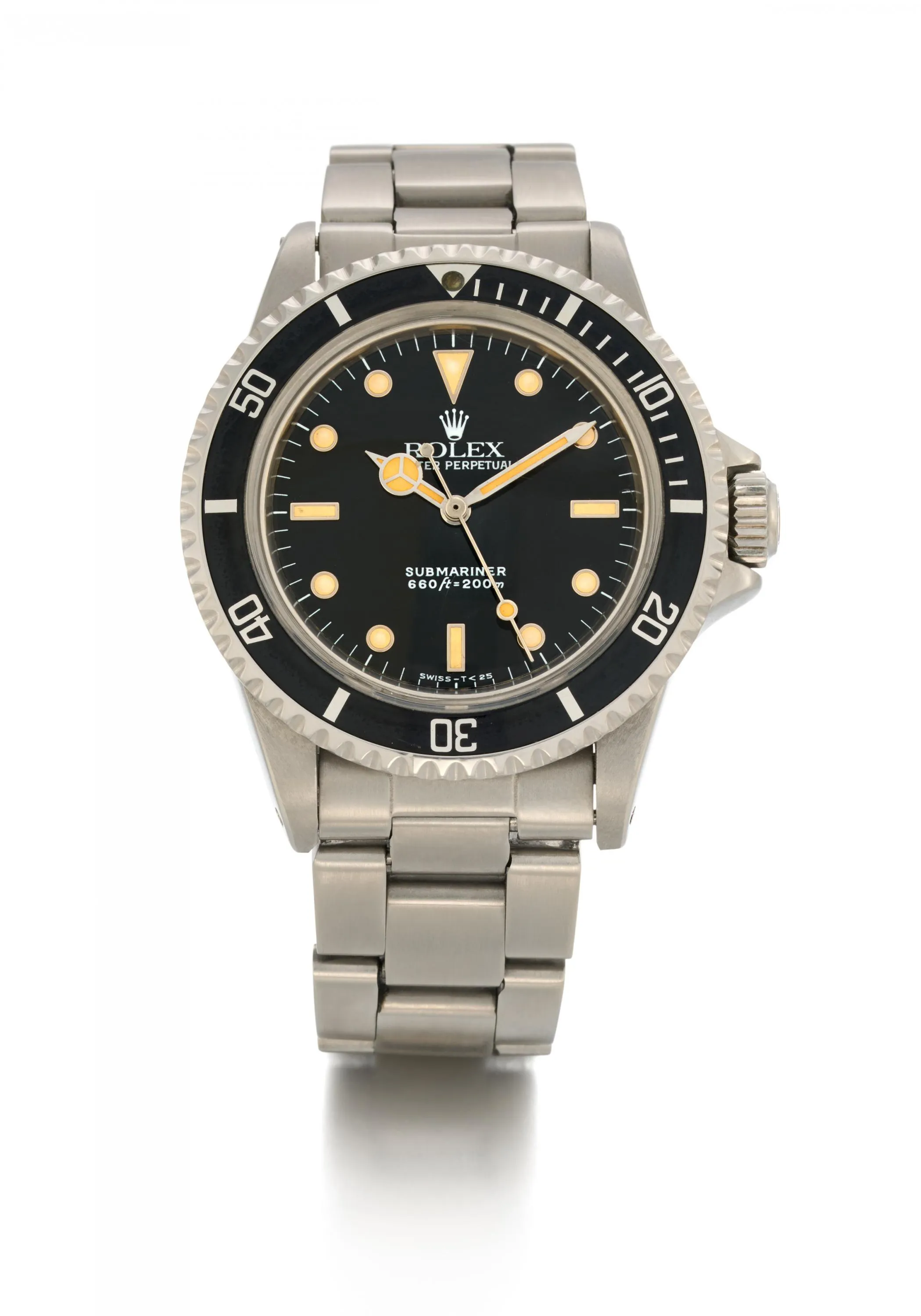 Rolex Submariner 5513 40mm Stainless steel Black lacquered
