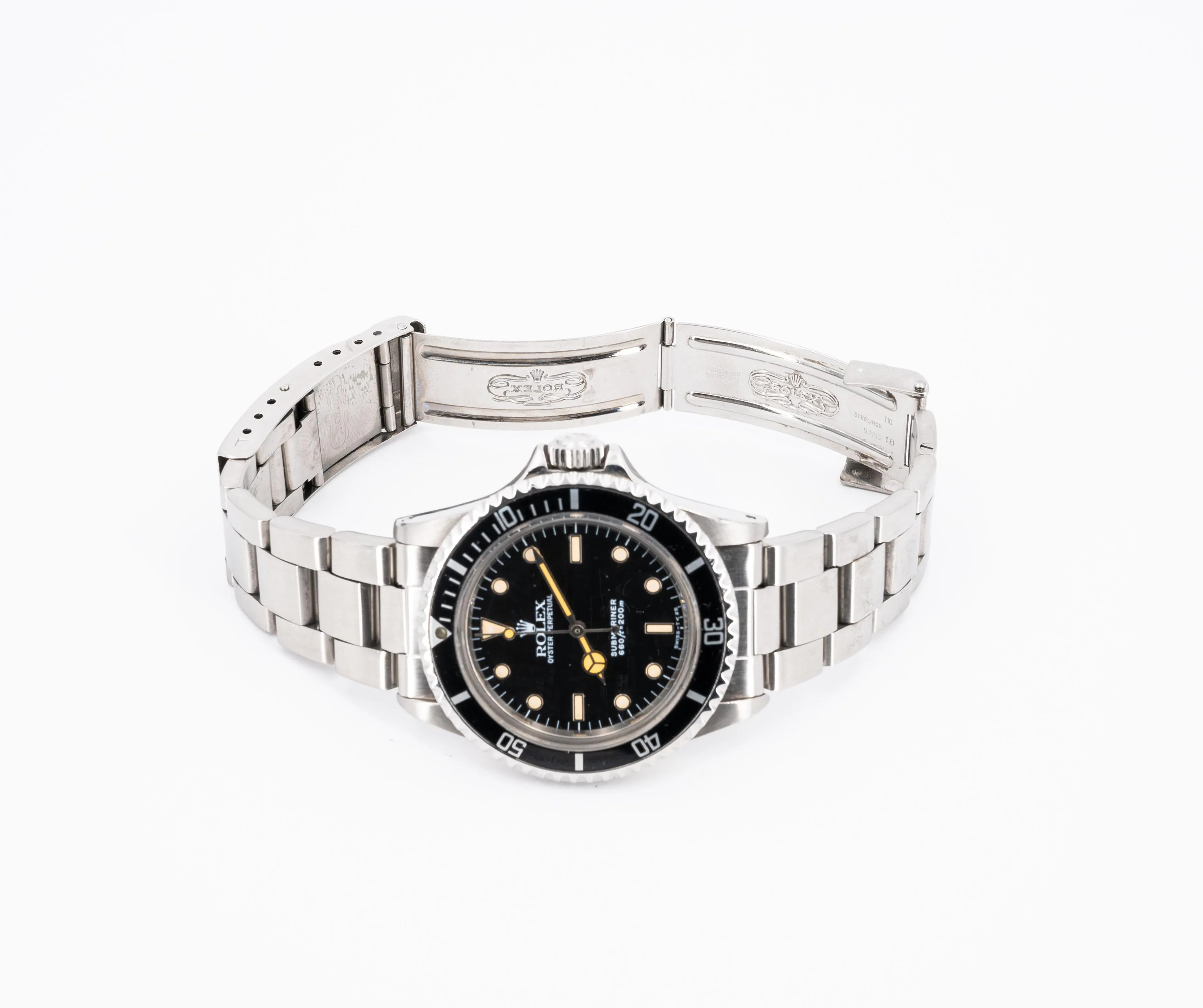 Rolex Submariner 5513 40mm Stainless steel Black lacquered 1