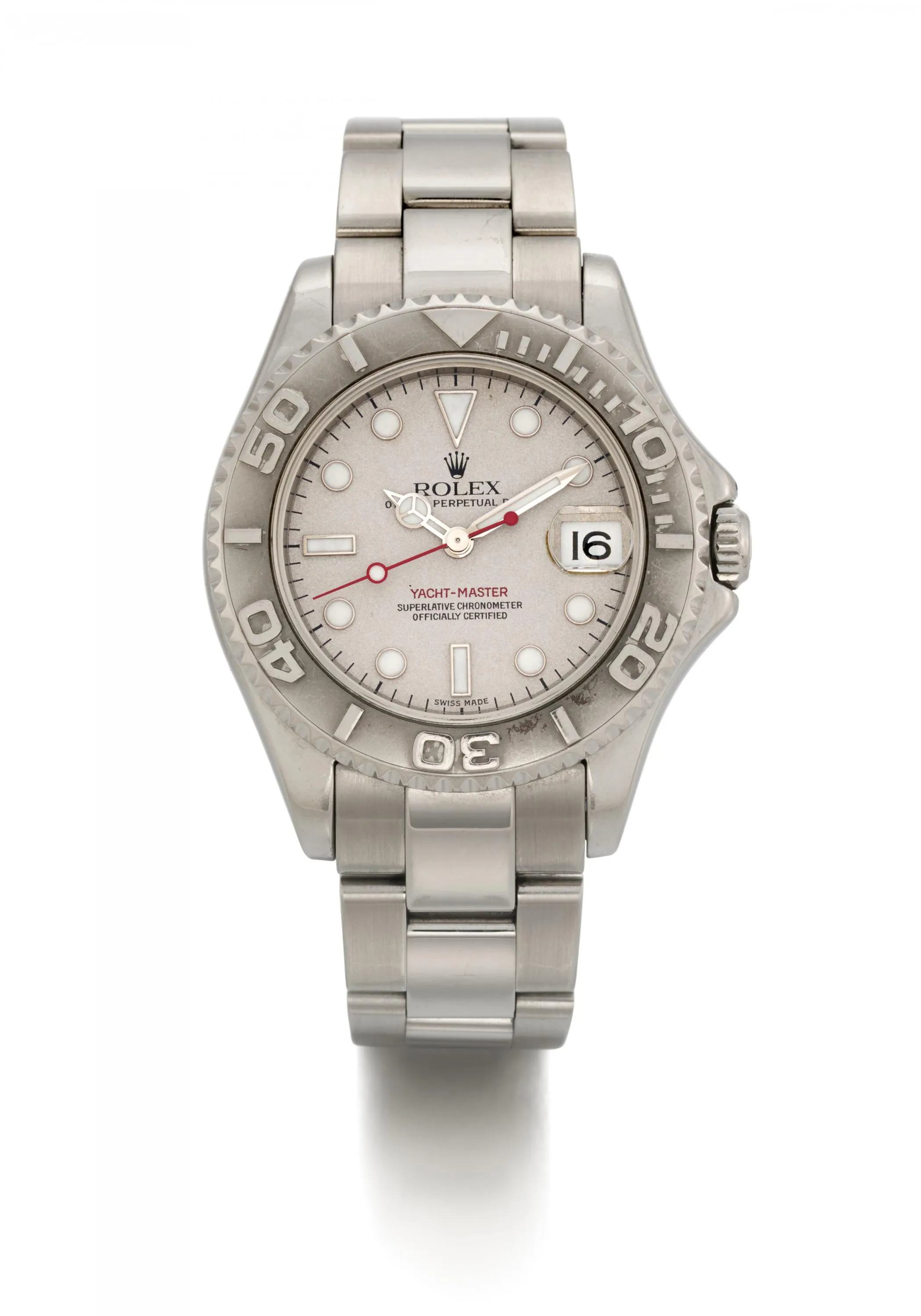 Rolex Yacht-Master 168622 34mm Platinum and Stainless steel Platinum