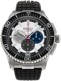 Zenith El Primero Stratos 03.2066.405/69.R515 Stainless steel Silver