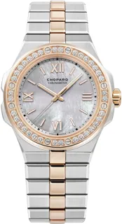 Chopard Alpine Eagle 298601-6002 Rose gold and Stainless steel White