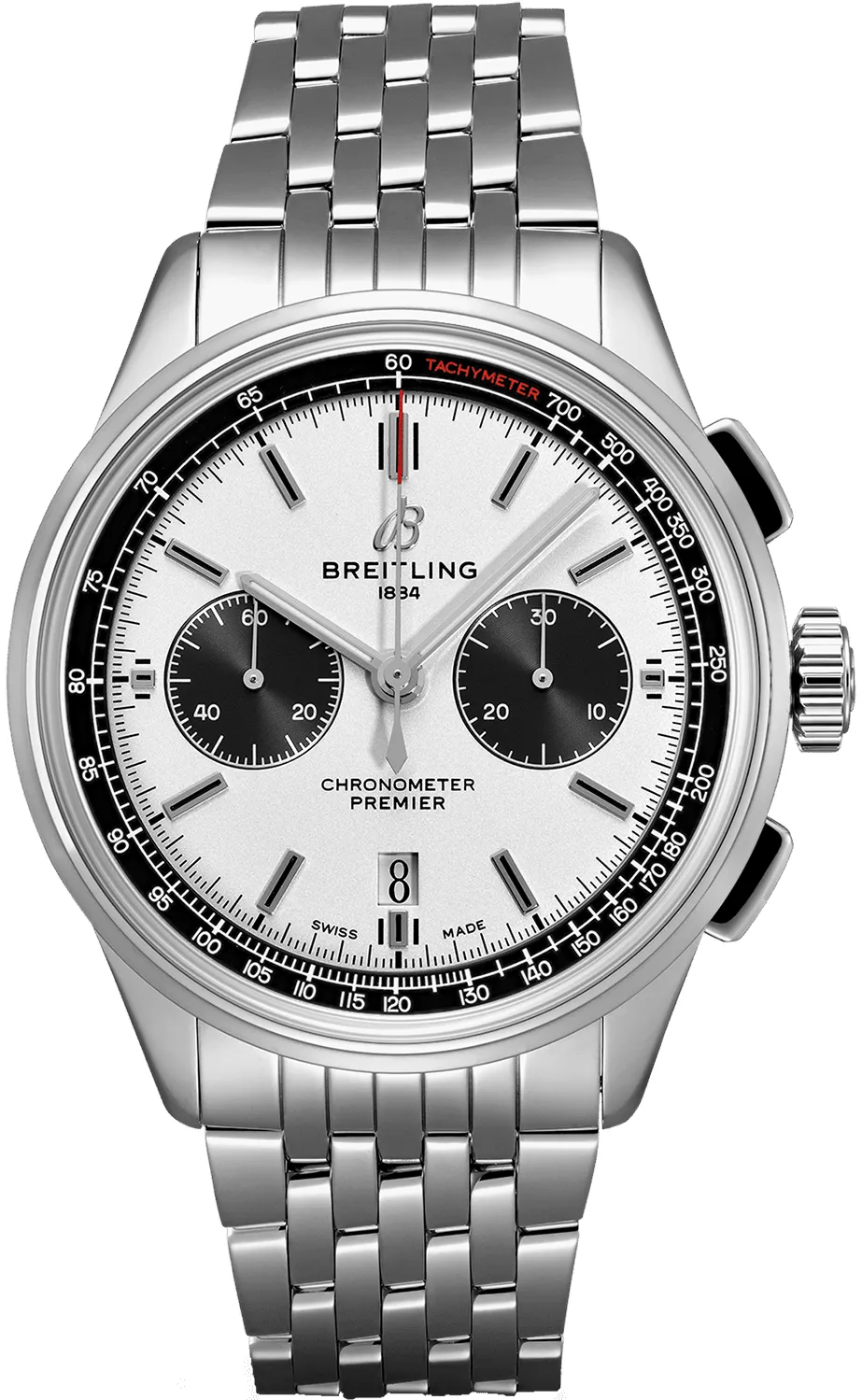 Breitling Premier AB0118221G1A1 42mm Stainless steel Silver