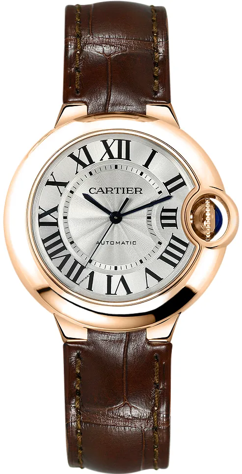 Cartier Ballon Bleu de Cartier W6920097 33mm Rose gold White