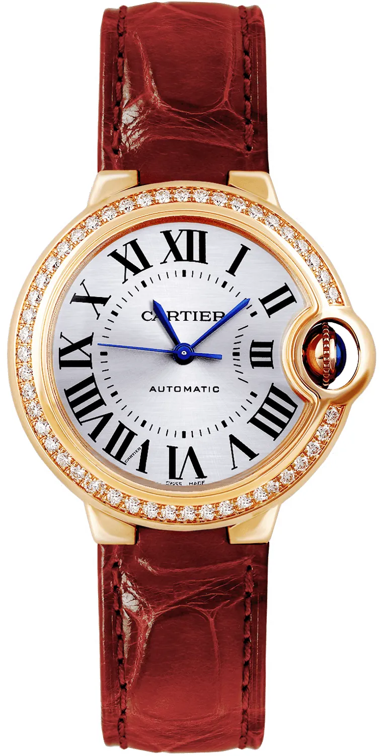 Cartier Ballon Bleu 33mm WJBB0033 33mm Rose gold Silver