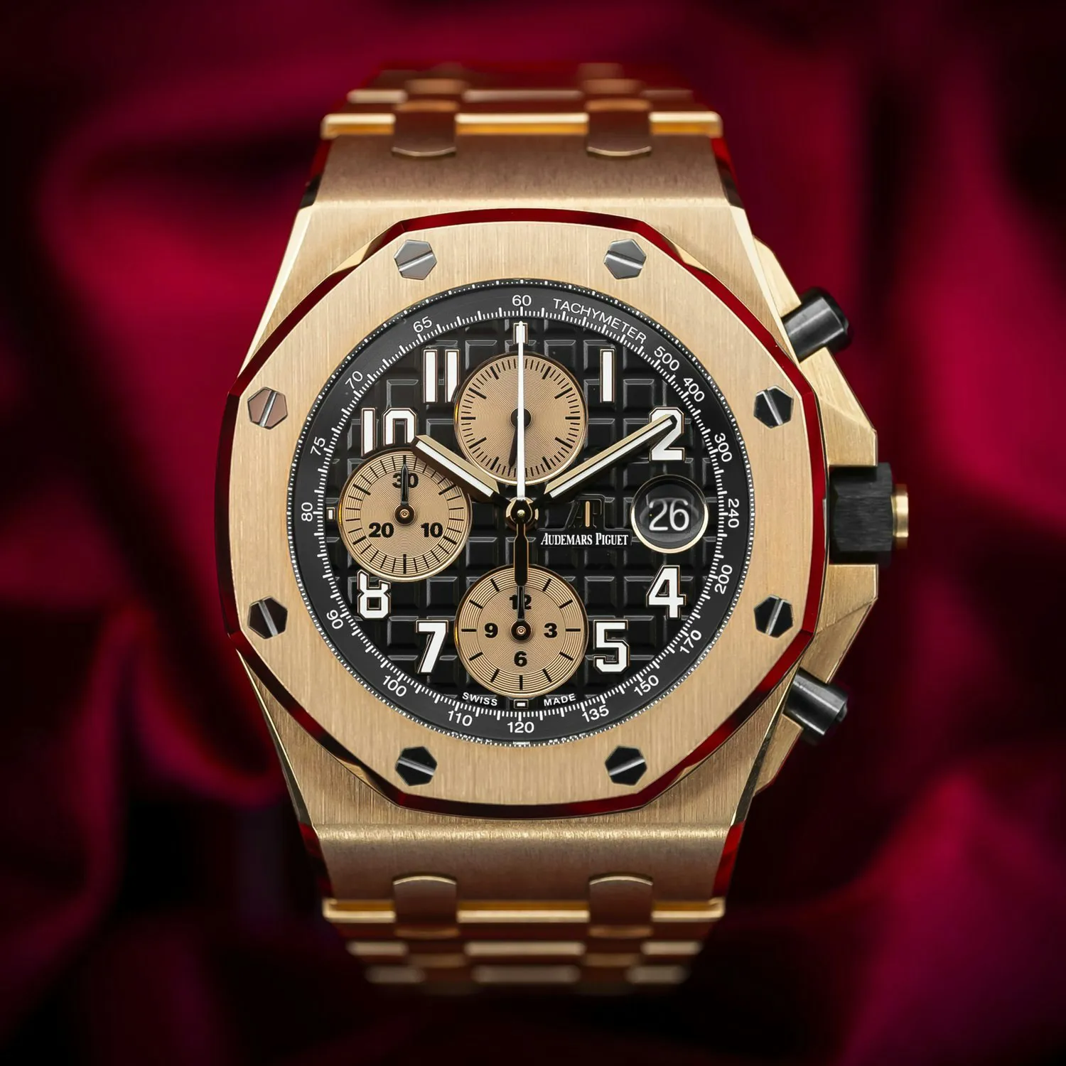 Audemars Piguet Royal Oak Offshore 26470OR.OO.1000OR.03 42mm Rose gold Black 3