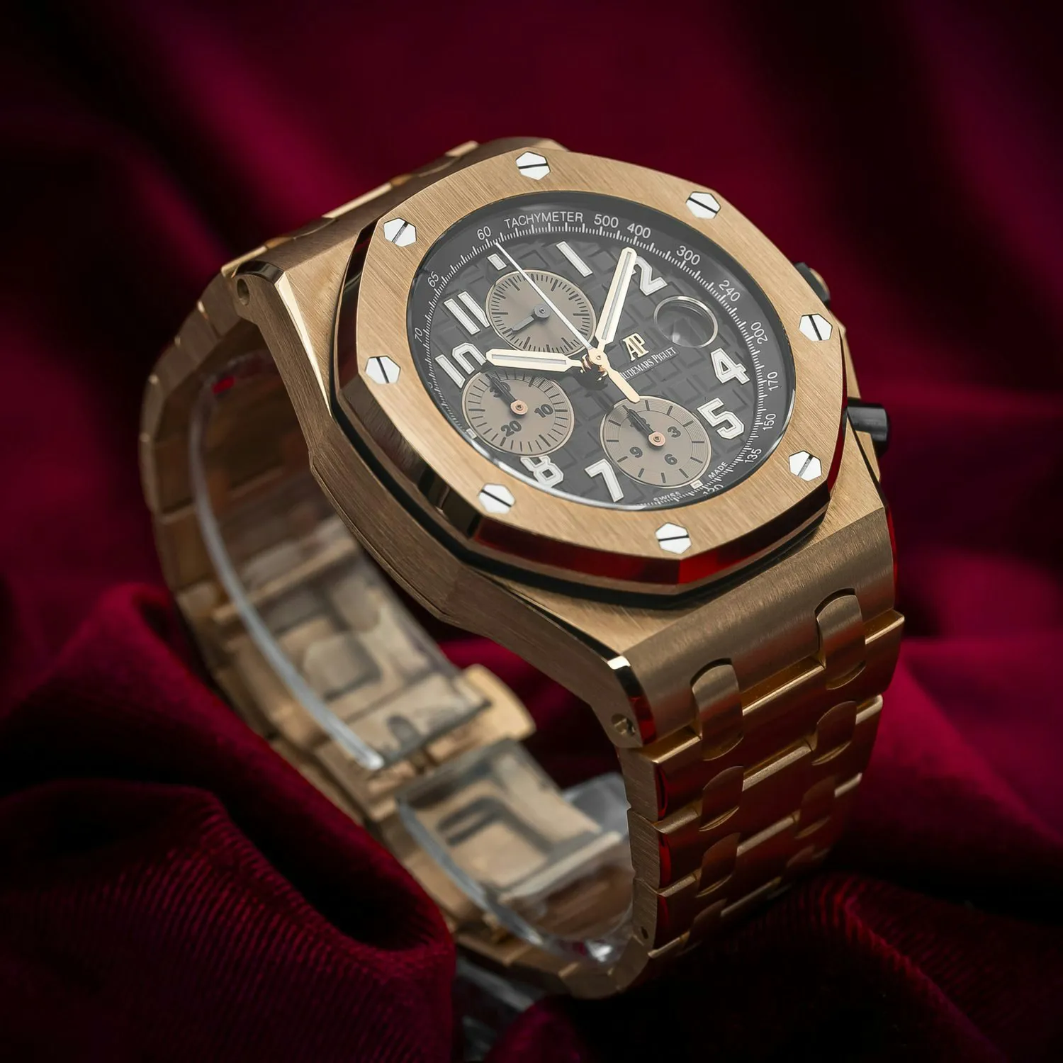 Audemars Piguet Royal Oak Offshore 26470OR.OO.1000OR.03 42mm Rose gold Black 4