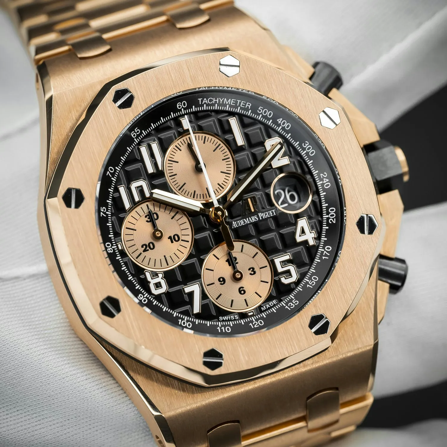 Audemars Piguet Royal Oak Offshore 26470OR.OO.1000OR.03 42mm Rose gold Black 6