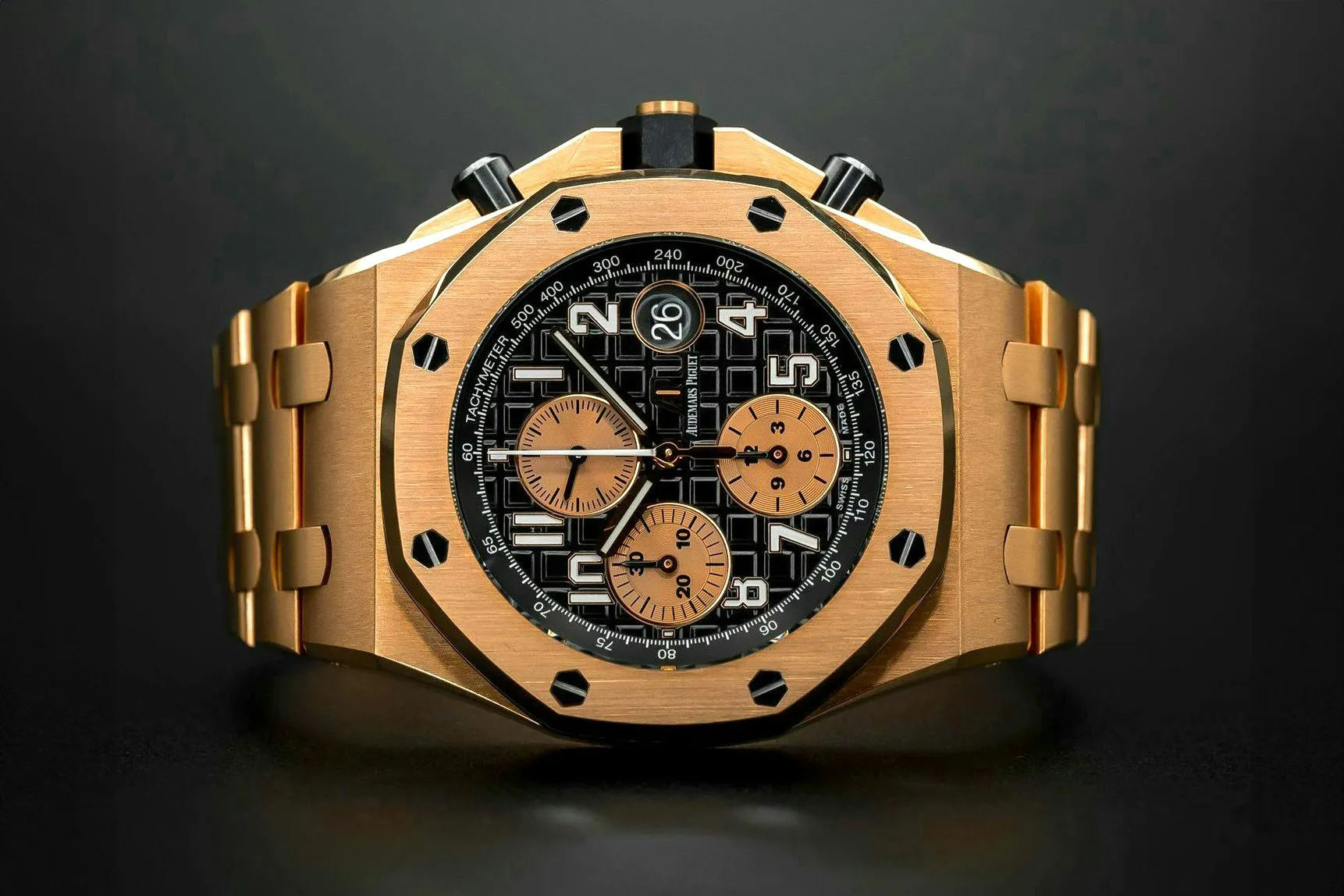 Audemars Piguet Royal Oak Offshore 26470OR.OO.1000OR.03 42mm Rose gold Black 21