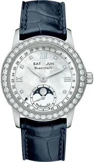 Blancpain Léman Moonphase 2360-4691A-55A Stainless steel White