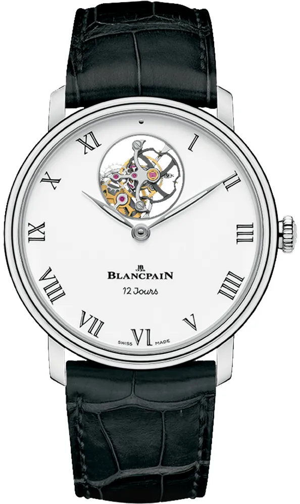 Blancpain Villeret 66240-3431-55B 42mm Platinum White