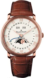 Blancpain Villeret 6654-3642-55B Red gold White