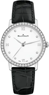 Blancpain Villeret Ultra-Slim 6104-4628-95A Stainless steel White