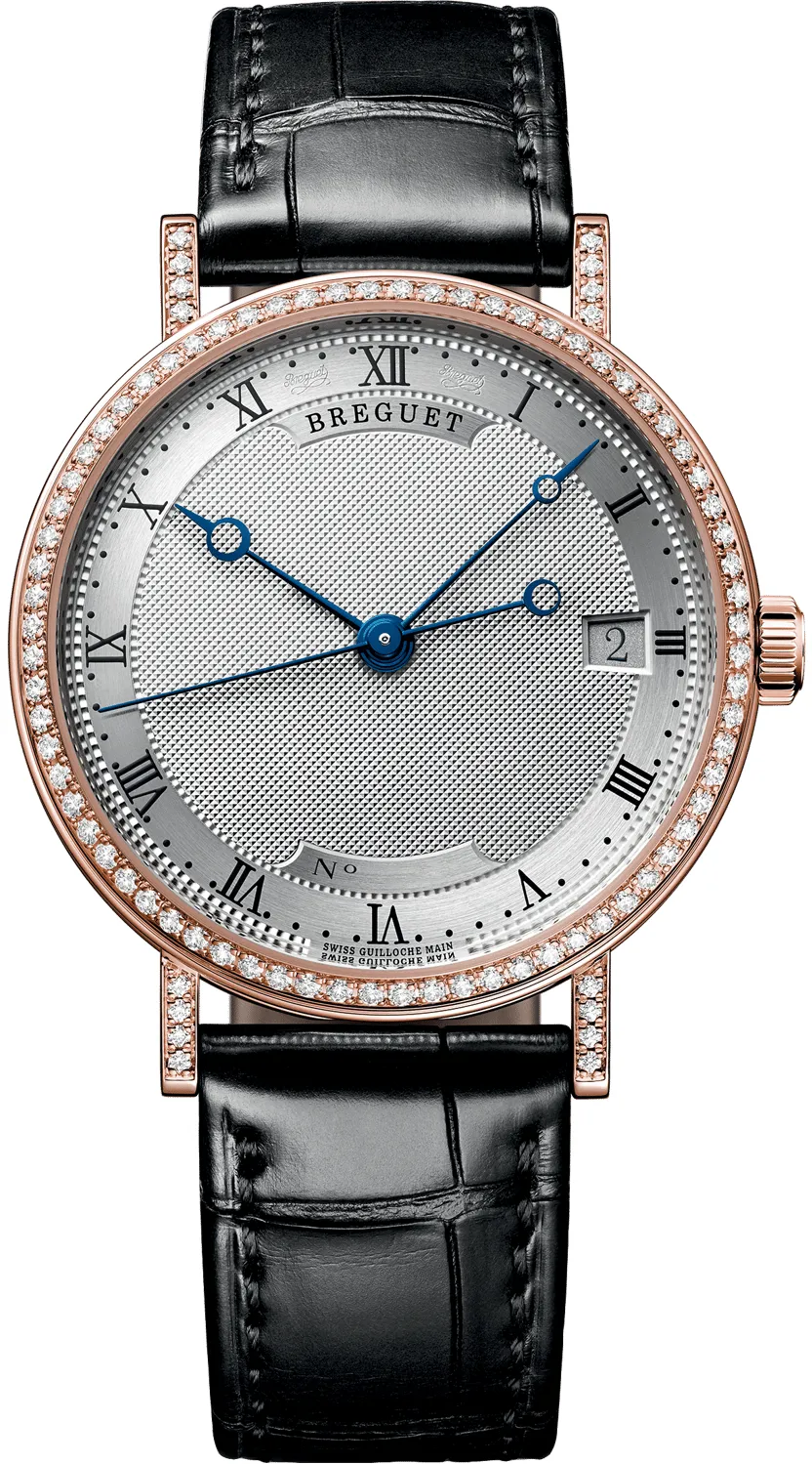 Breguet Classique 9068BR/12/976/DD00 33mm Rose gold Silver