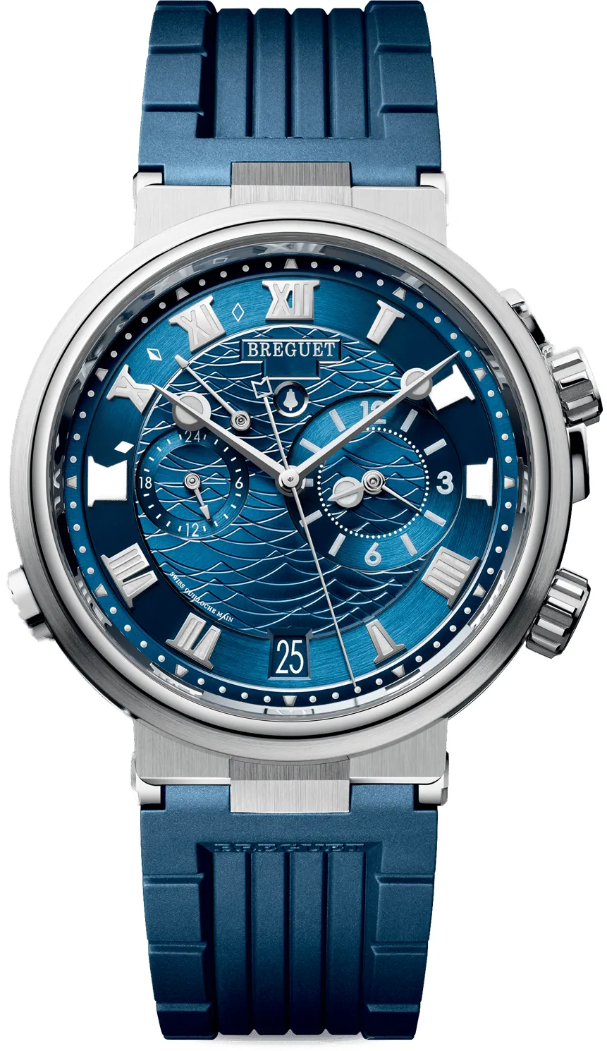 Breguet Marine 5547BB/Y2/5ZU 40mm White gold Blue