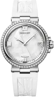 Breguet Marine 9518ST/5W/584/D000 Stainless steel White