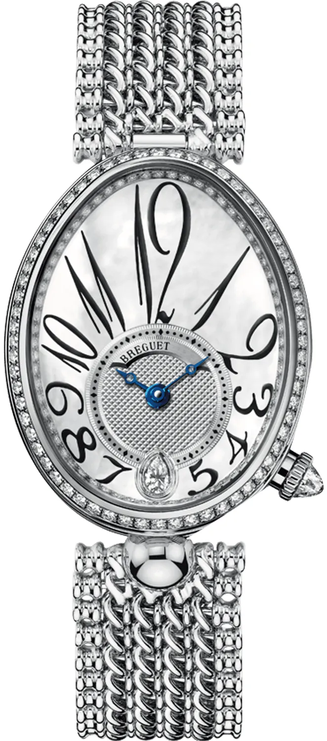 Breguet Reine de Naples 8918BB/58/J20.D000 28mm White gold White