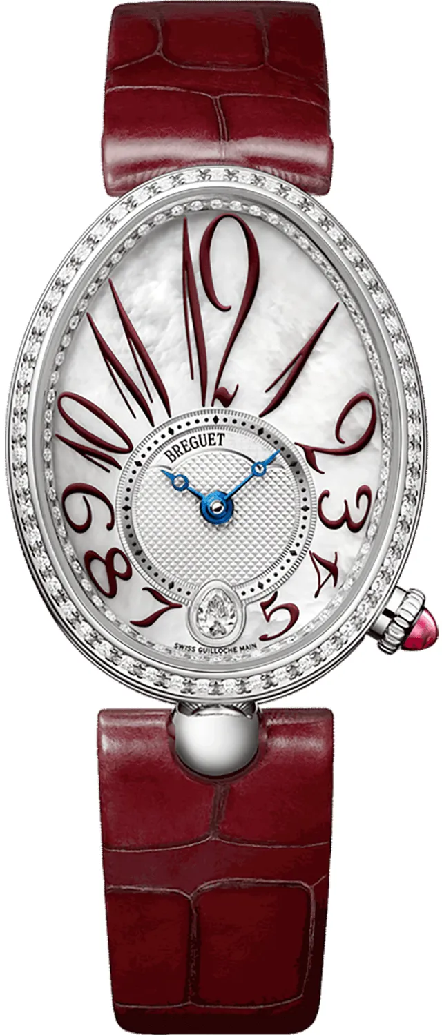 Breguet Reine de Naples 8918BB/5P/964/D00D 28mm White gold White