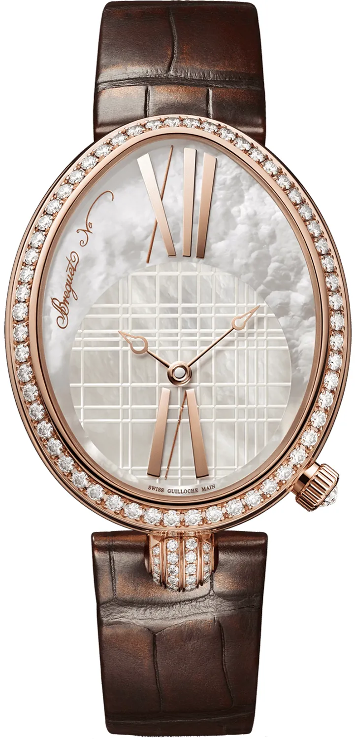 Breguet Reine de Naples 8965BR/5W/986 DD0D 34mm Rose gold White