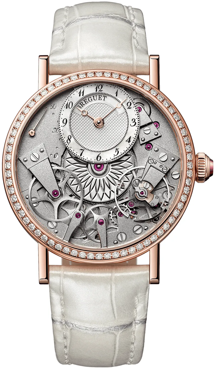 Breguet Tradition 7038BR/18/9V6/D00D 37mm Rose gold White