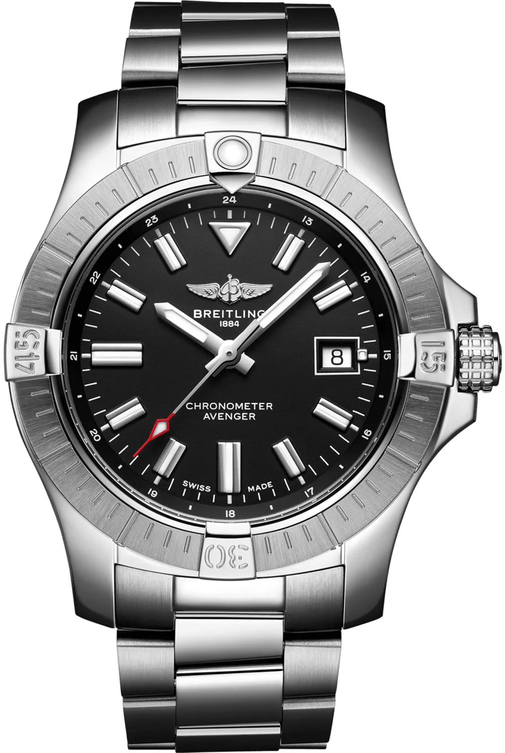 Breitling Avenger A17318101B1A1 43mm Stainless steel Black