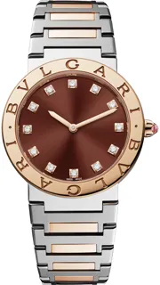 Bulgari Bulgari 102924 BBL33C11SPG/12/QZ Stainless steel Brown