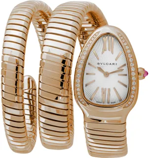 Bulgari Serpenti Tubogas 103002 SPP35C6GDG.2T Rose gold Silver