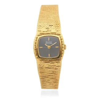 Bulova Accutron 7066 Yellow gold Gray