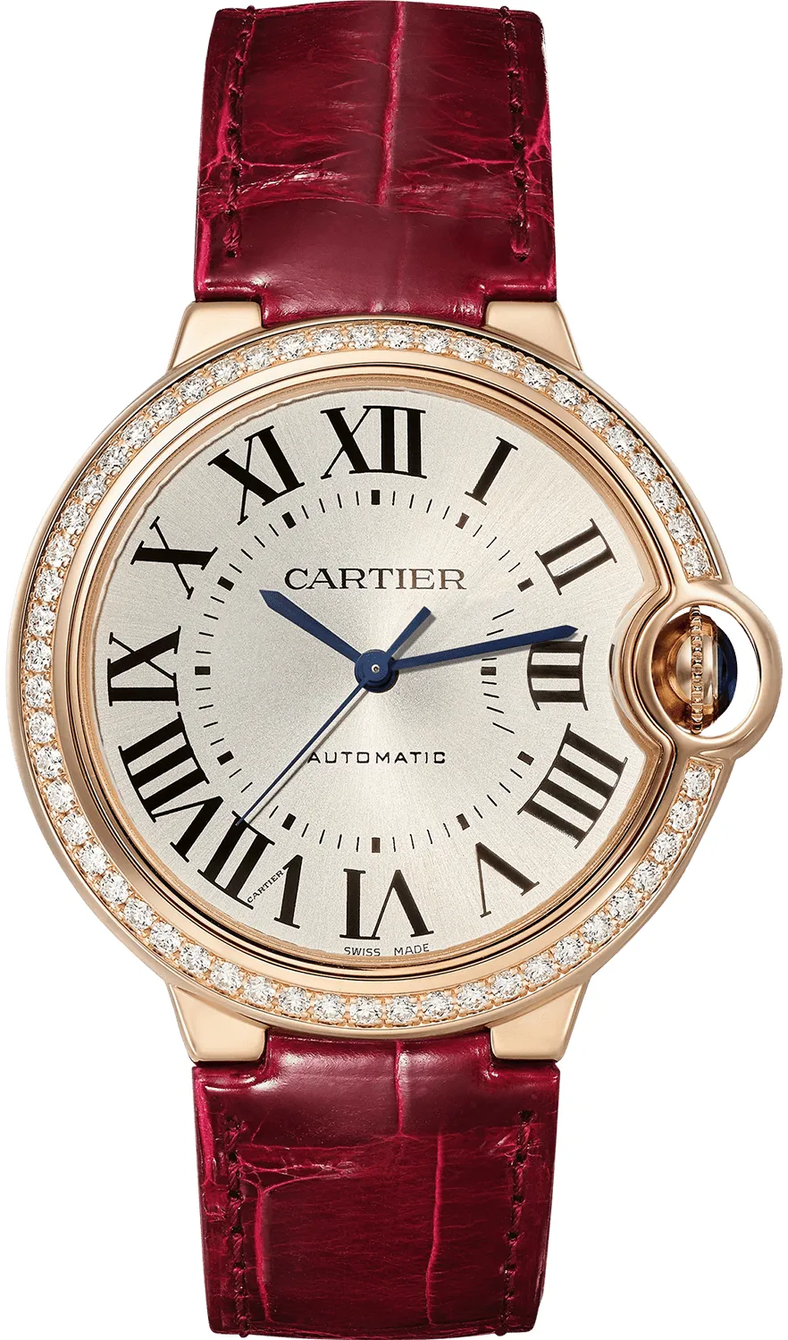 Cartier Ballon Bleu de Cartier WJBB0034 36mm Rose gold Silver