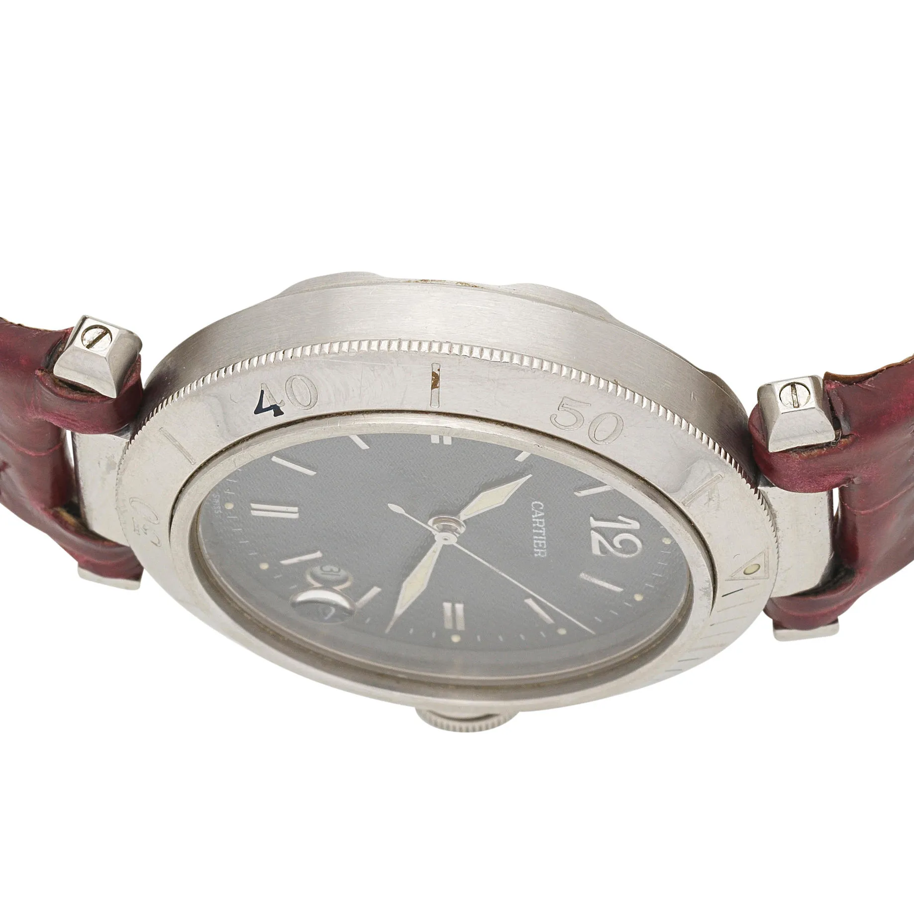 Cartier Pasha 1040 38mm Stainless steel Gray 1