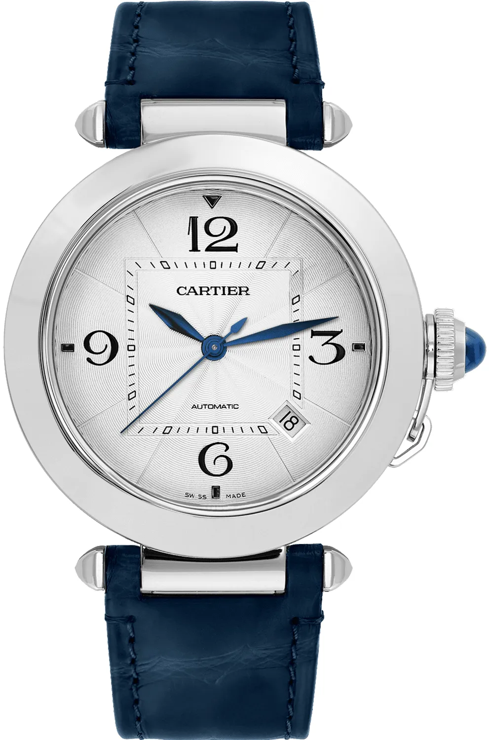 Cartier Pasha WSPA0010 41mm Stainless steel Silver