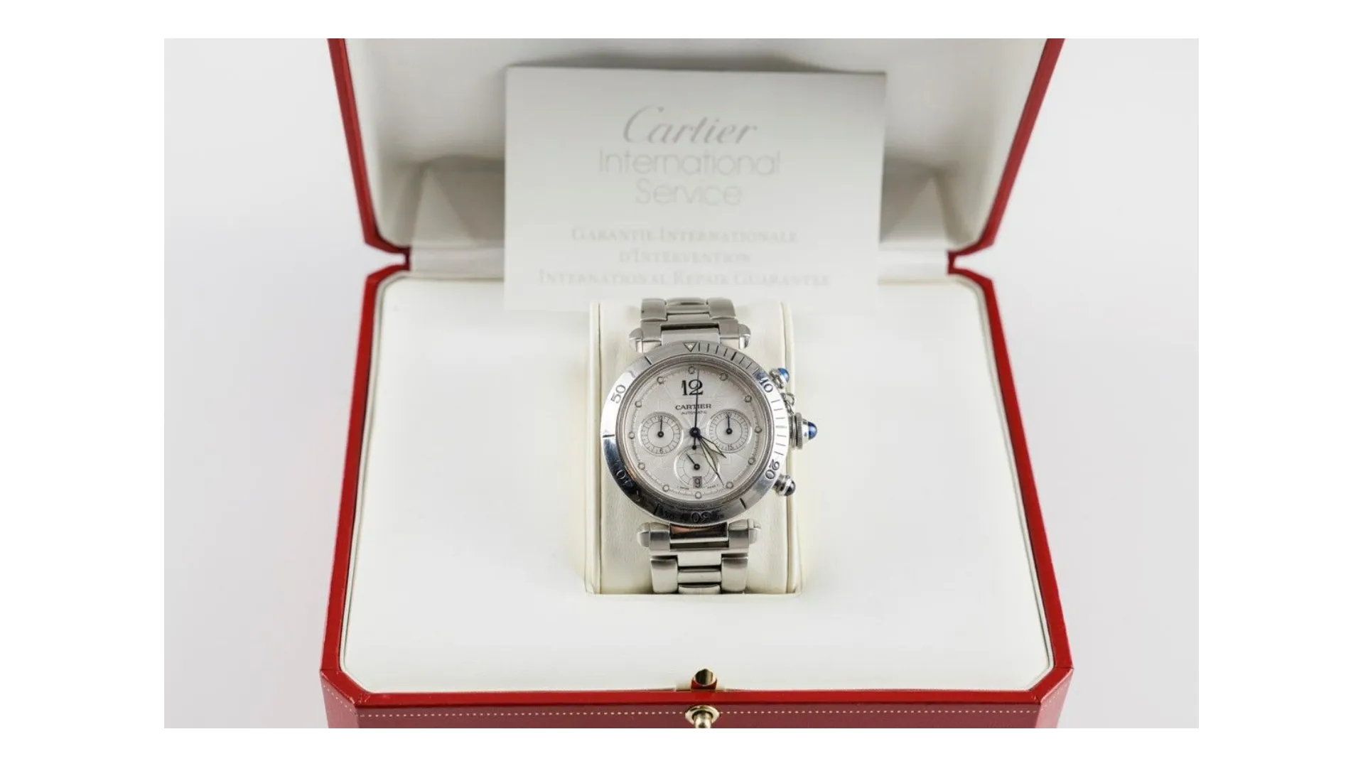 Cartier Pasha 2113 38mm Stainless steel