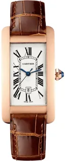 Cartier Tank Américaine WGTA0047 Rose gold Silver