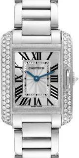 Cartier Tank Anglaise wt100008 18k white gold Silver