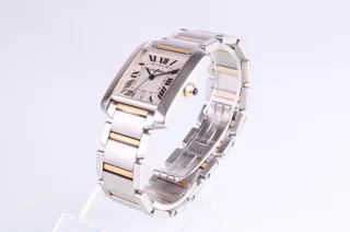 Cartier Tank Française 2302 Yellow gold and Stainless steel Silver