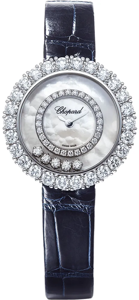 Chopard Happy Diamonds 205369-1001 28mm White gold Mother-of-pearl