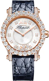 Chopard Happy Sport 274809-5001 Rose gold White