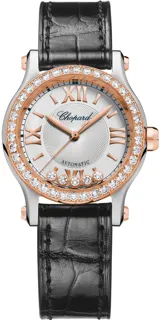 Chopard Happy Sport 278573-6015 Yellow gold and Stainless steel Silver