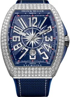 Franck Muller Vanguard V 35 SC AT FO YACHT D (BL) Stainless steel